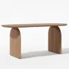 Tintica 180 cm Oval Walnut Wood Dining Table, Seats 6