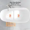 120 cm Freestanding Stone Resin White Soaking Bathtub with Ergonomic Built-in Seat