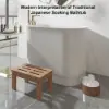 100 cm Deep Oval Freestanding Stone Resin Soaking Bathtub with Built-in Seat – Matte White Japanese