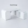 Chicent White L-shaped Modern Executive Desk with Ample Storage Right Hand (70.9'')