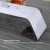 L-Shaped Right Hand Modern White Office Desk with Storage