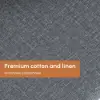 154 cm 2-Seater Cotton & Linen Convertible Sofa Sofa with Storage – Deep Gray Sleeper