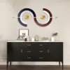 Picture of Modern Unique Metal Wall Decor Abstract Creative Wall Art Multi-Color