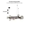 Bubi Modern Black Glass Bubble Chandelier 15-Light for Living Room and Dining Room