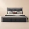 Modern Queen Wingback Bed