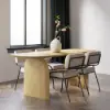 Tintica 180 cm Oval Natural Wood Dining Table, Seats 6