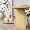 Tintica 180 cm Oval Natural Wood Dining Table, Seats 6