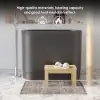 100 cm Deep Oval Freestanding Stone Resin Soaking Bathtub with Built-in Seat – Matte Black Japanese
