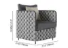 Picture of Martic 4-Piece Aluminium Rope Outdoor Sofa Set with Faux Marble Coffee Table Cushion Pillow