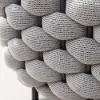 Picture of Martic 4-Piece Aluminium Rope Outdoor Sofa Set with Faux Marble Coffee Table Cushion Pillow