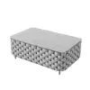 Picture of Martic 4-Piece Aluminium Rope Outdoor Sofa Set with Faux Marble Coffee Table Cushion Pillow