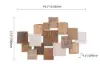 Japandi Wood Wall Decor Hanging Carved Home Bamboo Wall Art for Living Room