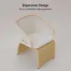 Picture of Aluminium & Rattan Outdoor Patio Dining Armchair Chair in White & Khaki (Set of 2)