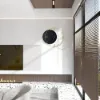 Modern Round Oversized Wall Clock Home Decor Art in Black