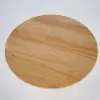 Japandi 100 cm Round Natural Wood Dining Table, Seats 2-4