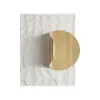 Rectangle Modern Metal in Gold Wall Decor Background Geometric 3D Wall Art