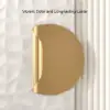 Rectangle Modern Metal in Gold Wall Decor Background Geometric 3D Wall Art