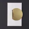 Rectangle Modern Metal in Gold Wall Decor Background Geometric 3D Wall Art