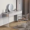 Modern Floating Acrylic Dressing Table Vanity Desk with Drawers