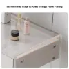 Modern Floating Acrylic Dressing Table Vanity Desk with Drawers