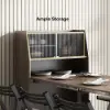 Farmhouse 1800 mm Extendable Rectangular Walnut & Gray Dining Table with Sideboard, Seats 4-5