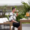 Wevara 7-Piece Outdoor Rope Weave Dining Set with 6 Chairs