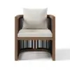 Wevara 7-Piece Outdoor Rope Weave Dining Set with 6 Chairs