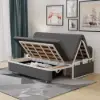 Modern 153 cm 2-Seater Linen Sleeper Sofa
