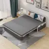 Modern 153 cm 2-Seater Linen Sleeper Sofa