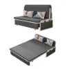 Modern 153 cm 2-Seater Linen Sleeper Sofa