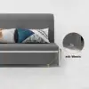 Modern 153 cm 2-Seater Linen Sleeper Sofa