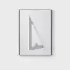 3 Pieces Modern Wall Decor for Living Room Abstract Art Canvas Print with Metal Frame