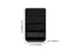 Picture of Chicent 2000mm Modern Black Bookshelf 4-Tier Standard Bookcase with Rich Storage