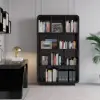 Picture of Chicent 2000mm Modern Black Bookshelf 4-Tier Standard Bookcase with Rich Storage