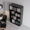 Picture of Chicent 2000mm Modern Black Bookshelf 4-Tier Standard Bookcase with Rich Storage
