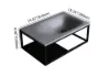 610mm Industrial Concrete Floating Bathroom Basin Wall-Mount with Towel Bar & Shelf Grey