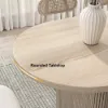 Fluve 160 - 200 cm Extendable Oval Whitewash Dining Table, Seats 4-6