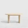Fluve 160 - 200 cm Extendable Oval Whitewash Dining Table, Seats 4-6