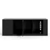 Modern 1803 mm L-Shaped Black Executive Desk with Left Hand Return