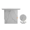 Modern 150 cm White Wood Desk with Movable Cabinet