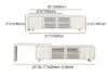 Extendable Grille-Inspired TV Stand with Storage(1600mm-2100mm)