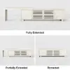 Extendable Grille-Inspired TV Stand with Storage(1600mm-2100mm)