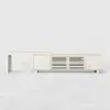 Extendable Grille-Inspired TV Stand with Storage(1600mm-2100mm)