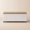 120 cm Lift-Top Extendable Coffee Table with Drawers & Cabinet – Walnut