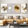 3 Pieces Modern Geometric Abstract Wall Decor Set Canvas Print with Frame Living Room – Rectangle
