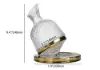 Luxury Tumbler Wine Decanter 360 Rotating Hand-Carved Diamond Creative Spin Decanter