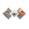 3Pcs Modern Geometric Wall Clock Decor Set Canvas Painting Wall Clocks with Gold Frame – AUD-H0585