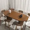 Fluve 160 - 200 cm Extendable Oval Walnut Dining Table, Seats 4-6