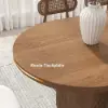 Fluve 160 - 200 cm Extendable Oval Walnut Dining Table, Seats 4-6
