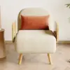 71 cm 1-Seater Cotton & Linen Convertible Sleeper Chair